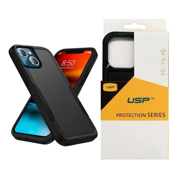 Phonix Apple iPhone 16 Pro Max (6.9") Armor Rugged Case Black - Military-Grade, Multi layers, No-Slip, Sleek, Ultimate Protection