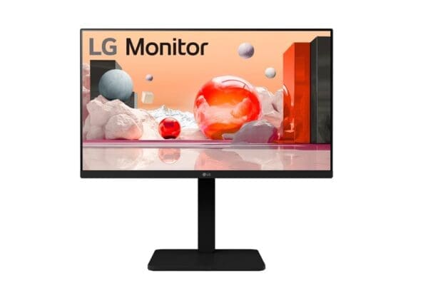 LG 24" FHD IPS Business FHD 1920x1080 16:9 5ms Height Adjustment Tilt Swivel Pivot VESA Display Port, HDMI, Headphone Audio 3yrs Monitor