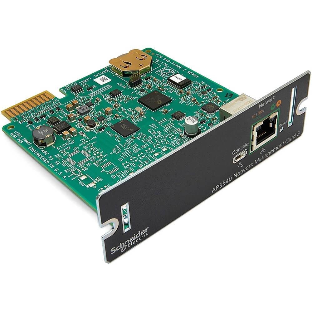 APC Network Management Card 3, Suitable For Smart-UPS with a SmartSlot or SUM, SURTA, SURTD, SMT, SMX SRT Series