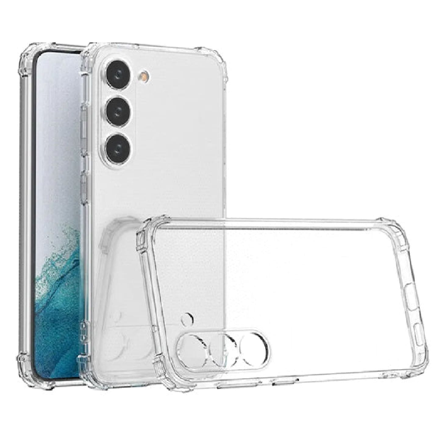 Phonix Samsung Galaxy A05s 4G (6.7") Jelly Clear Case - Advanced Air cushion,Tough Gel Material,Raised Front BezeL,long-lasting protection,Extra Grip