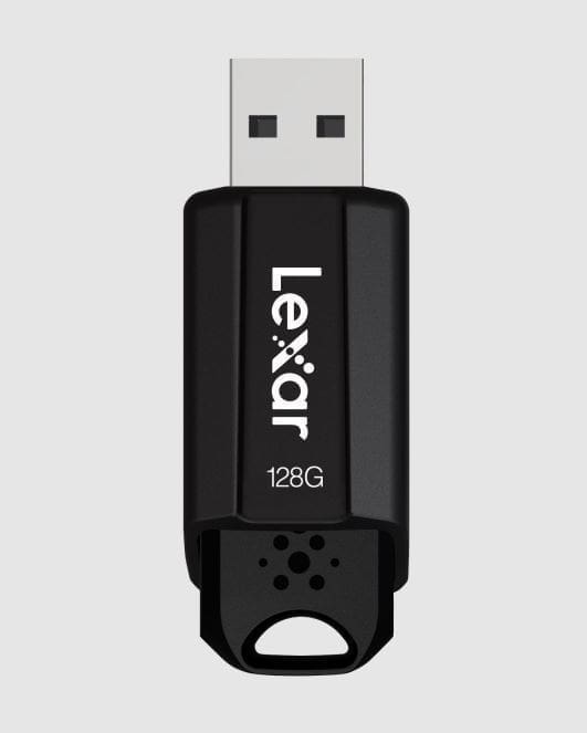Lexar S80 128GB JumpDrive® USB 3.1 Flash Drive, up to 150MB/s read quickly transfer a 3GB 4K movie clip in less than 1 minute, compared to the 4 minu