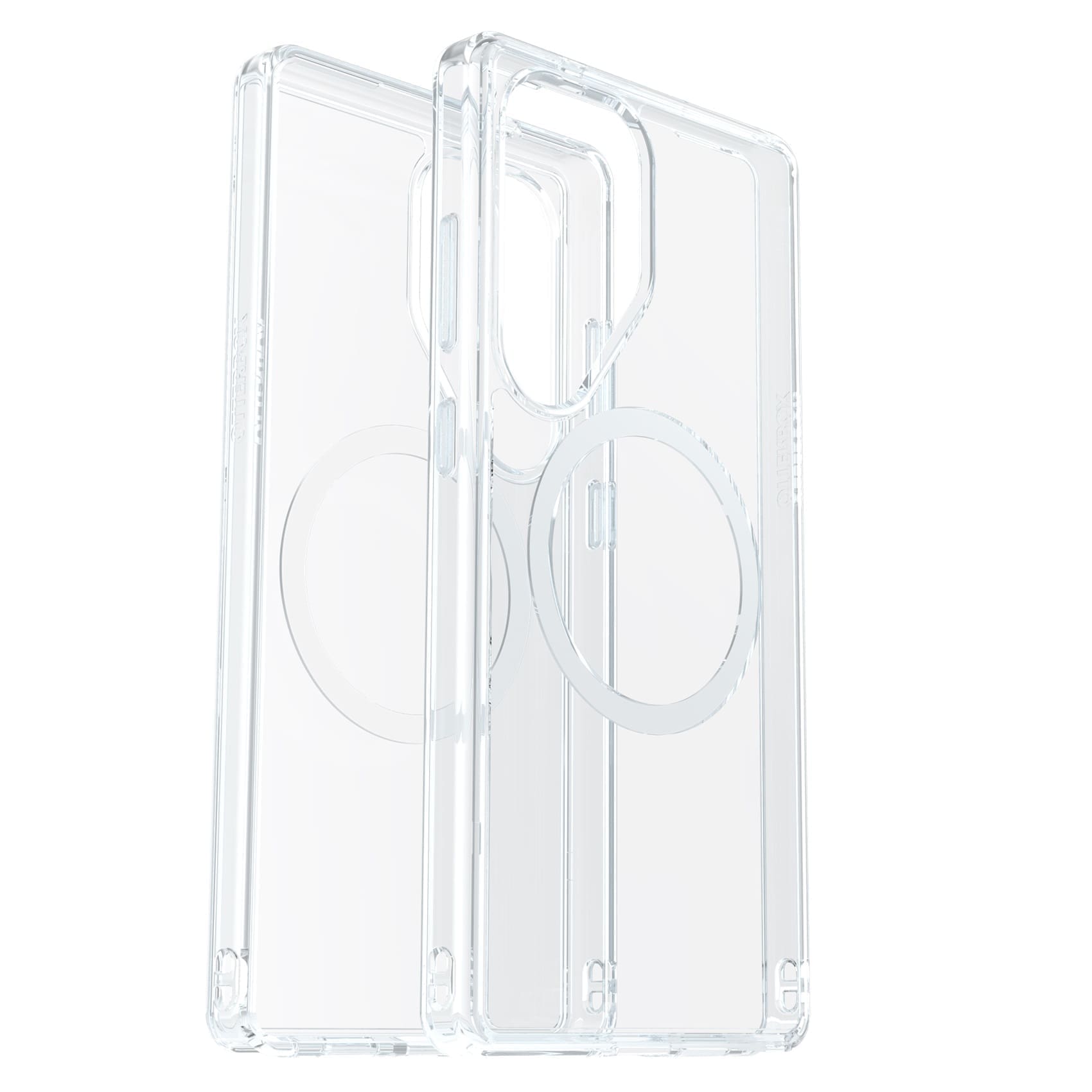 OtterBox Symmetry Clear Magnets Samsung Galaxy S25 Ultra 5G (6.9") Case Clear - (77-97520), DROP+ 3X Military Standard, Raised Edges, 7 Years Warranty