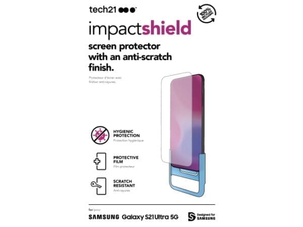 Tech21 Impact Shield w/AntiScratch & AM - Samsung GS21 Ultra - Image 3