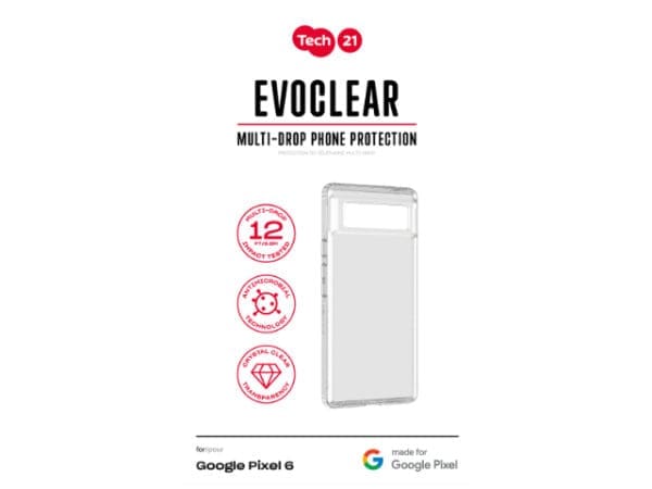Tech21 EvoClear - Google Pixel 6 - Clear - Image 3