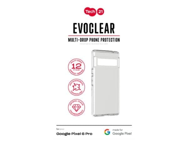 Tech21 EvoClear - Google Pixel 6 Pro - Clear - Image 3