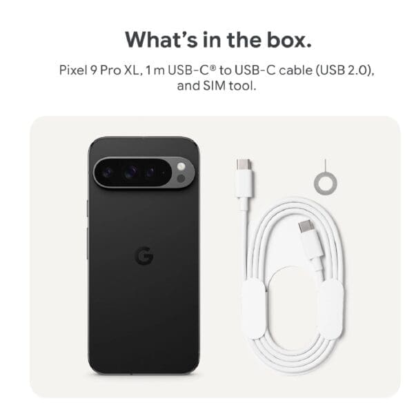 Google Pixel 9 Pro XL 5G 512GB - Obsidian (GA05986-CA)*AU STOCK*,6.8",OLED, 120Hz, 16GB/512GB, 50MP/42MP, Single SIM + eSIM, 5060mAh, 2 Years Warranty - Image 4