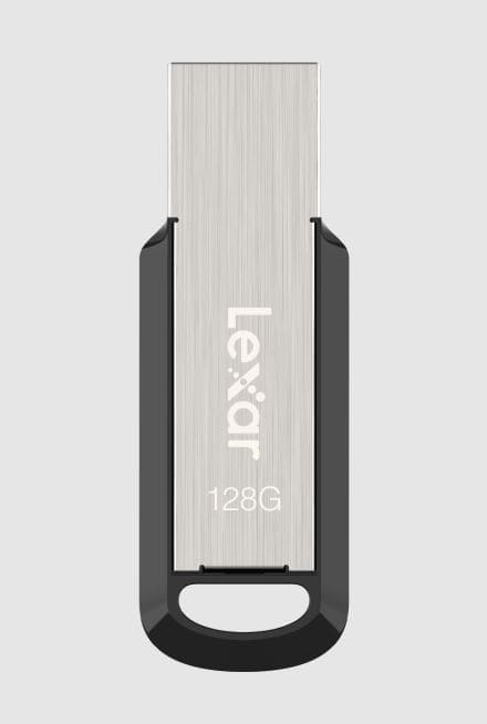 Lexar M400 128GB JumpDrive® USB3.0 Flash Drive, up to 150MB/s read, the stylish metal and key ring design lets you easily transfer files anywhere
