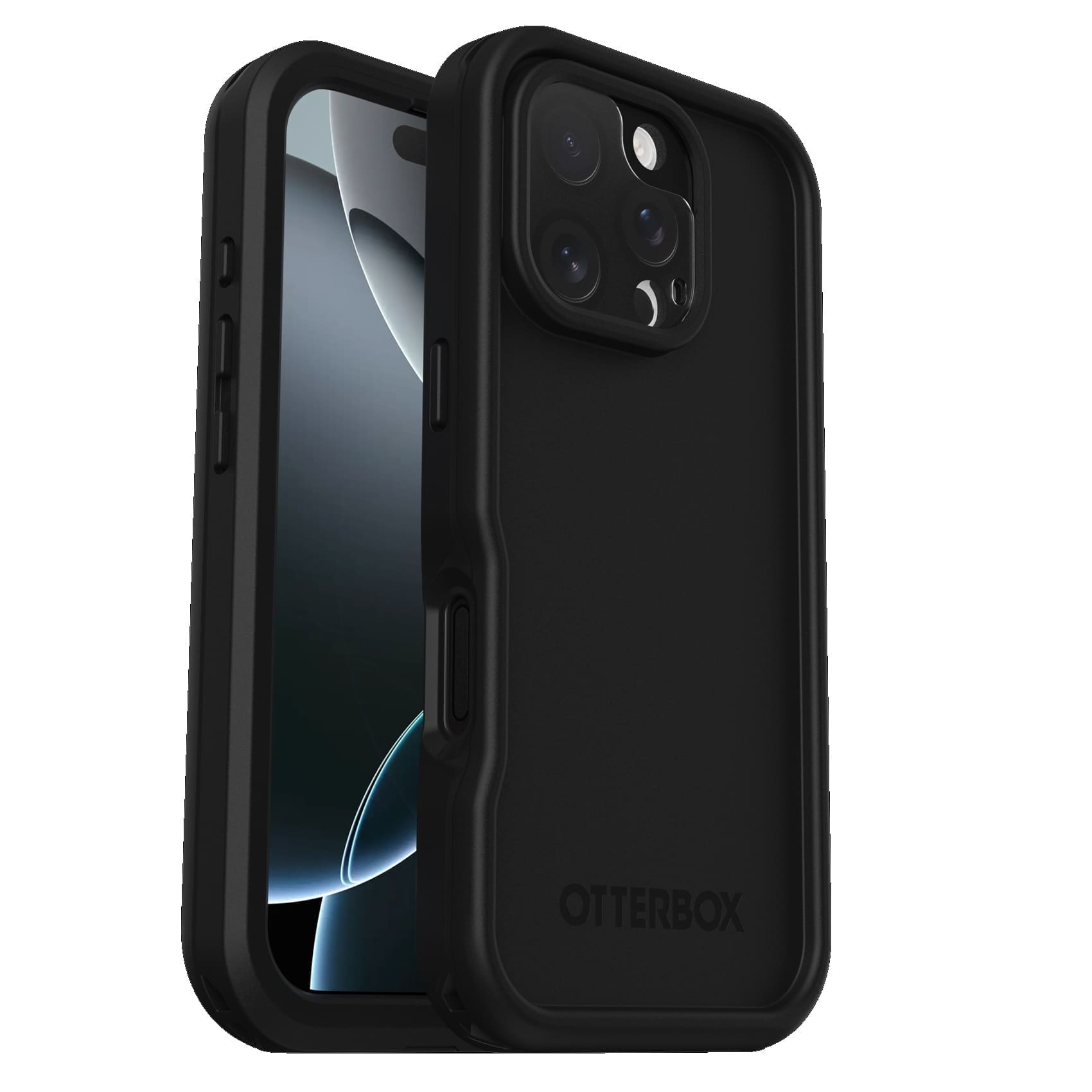 OtterBox FRE MagSafe Apple iPhone 16 Pro Max (6.9") Case Black - (77-96158), DROP+ 5X Military Standard, Built-In Screen Protector, 7 Years Warranty
