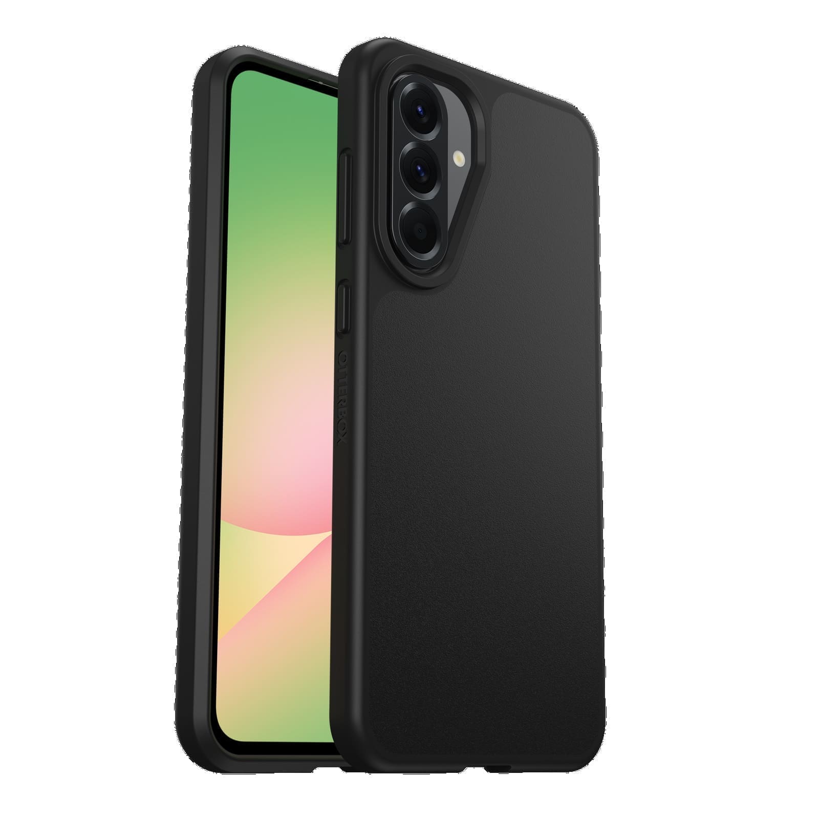 OtterBox React Samsung Galaxy A56 5G (6.7") Case Black - (77-97791), Antimicrobial, DROP+ Military Standard, Raised Edges, Hard Case, 7 Years Warranty