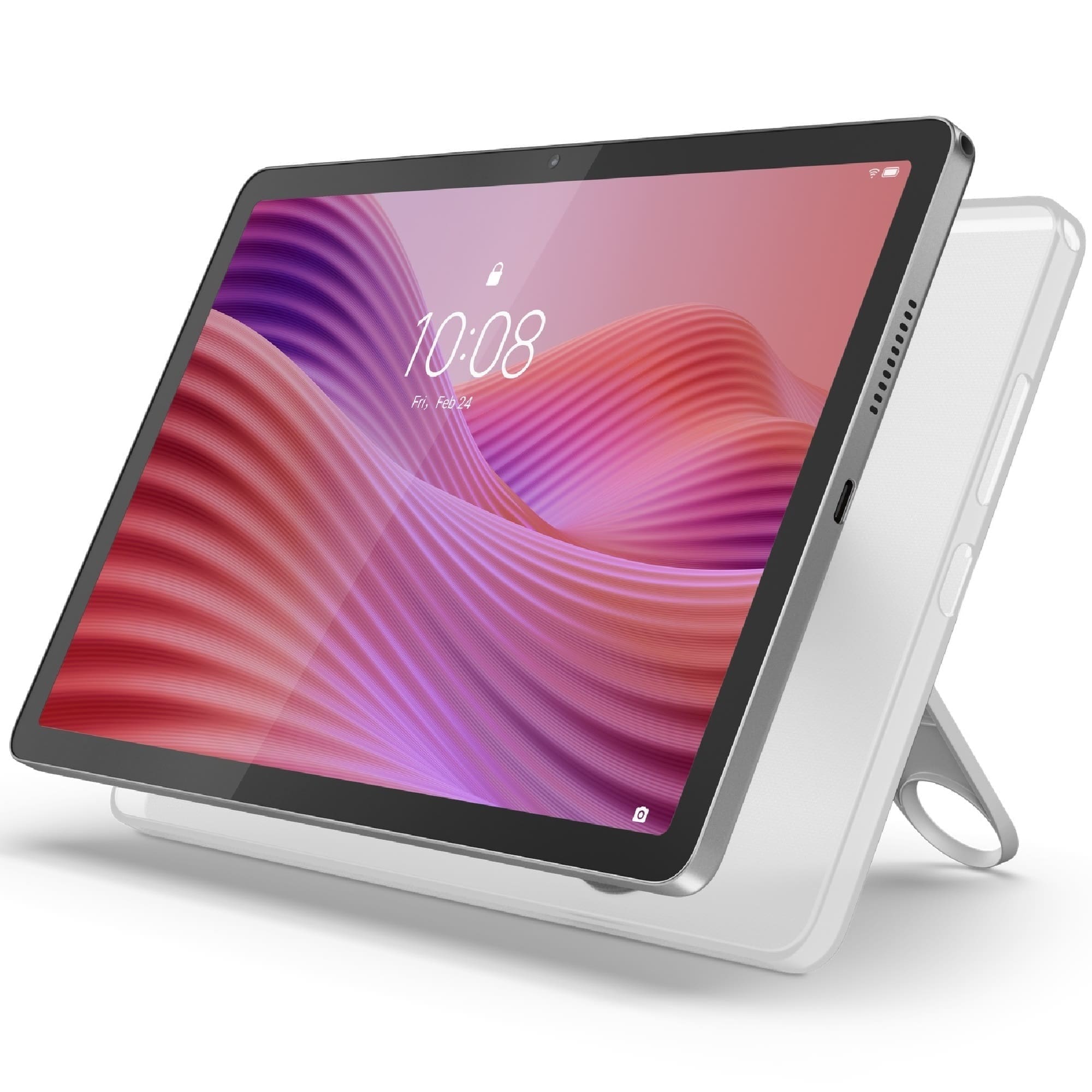 Lenovo Tab 10.1" LTE 128GB With Clear Case - Luna Grey (ZAEJ0157AU) *AU STOCK*, 10.1", FHD+, 4GB/128GB, 8MP/5MP, Android, 5100mAh, 1 Year Warranty