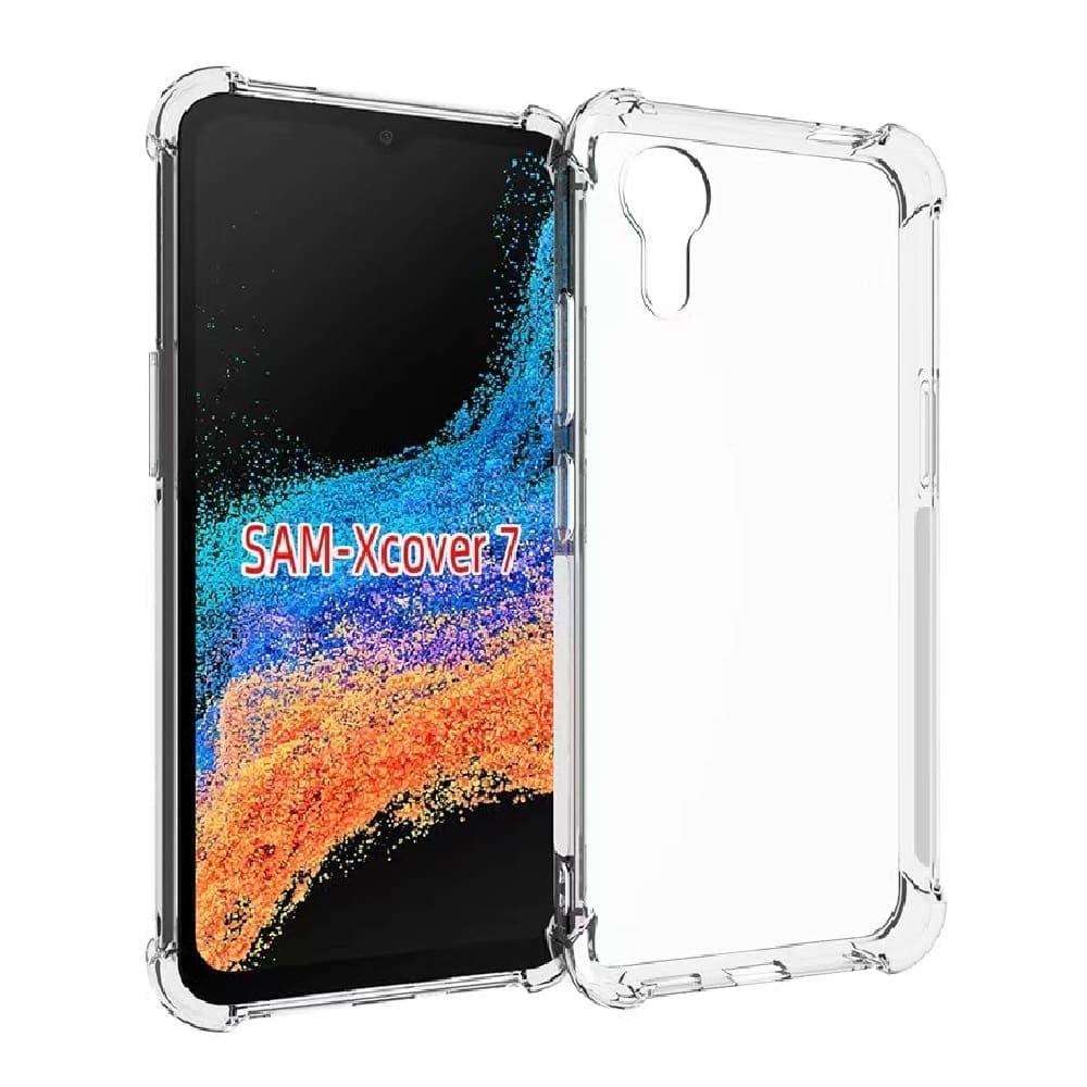 USP Samsung Galaxy Xcover7 (6.6") Jelly Clear Case - Shockproof, DropProof, Tough Gel, Flexibilty, Extra Grip, Long Lasting Protection,3 Year Warranty