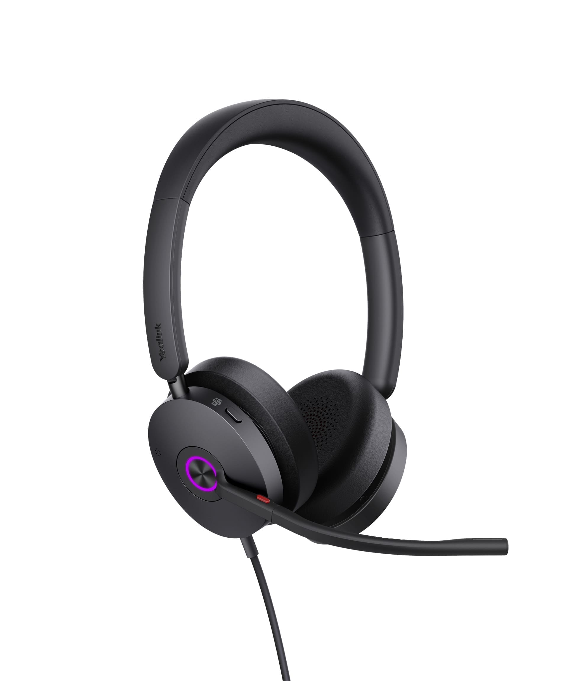 Yealink UH48 Teams USB Wired Headset Hybrid Active Noise Cancellation, Four-Microphone Noise-canceling Technology, Swift Plug Play All-Day Comfort