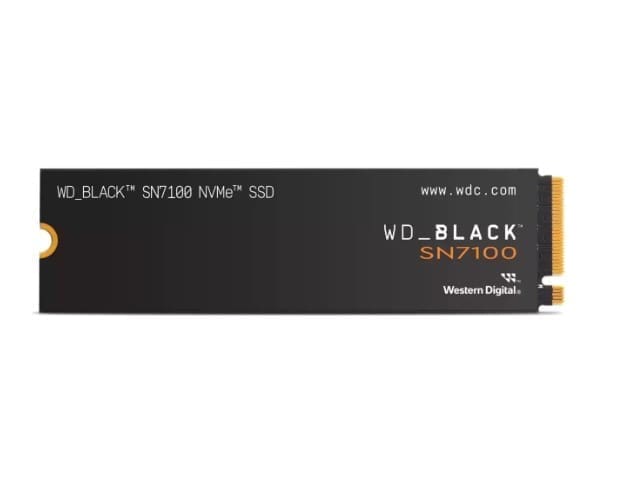 Western Digital WD BLACK SN7100 NVMe - 2TB SSD - 7250MB/s 6900MB/s R/W 1000K/1400K IOPS M.2 2280 PCIe4.0 5yrs ~replacement of WDS200T3X0E