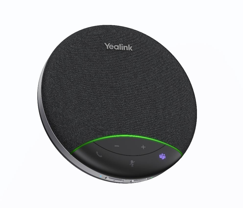 Yealink SP92 with Dongle USB-C/A, AI Noise Cancellation, 4m All-round Voice Pick Up 50 mm Speaker for Brilliant Audio Quality Full Duplex AudioEcho