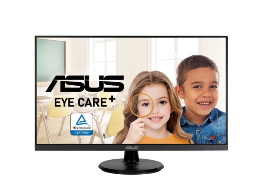 ASUS VA27DQF 27" Eye Care Gaming Monitor, IPS, Full HD, Frameless, 100Hz, Adaptive-Sync, 1ms MPRT, HDMI, DisplayPort, Low Blue Light, 2*2W Speakers