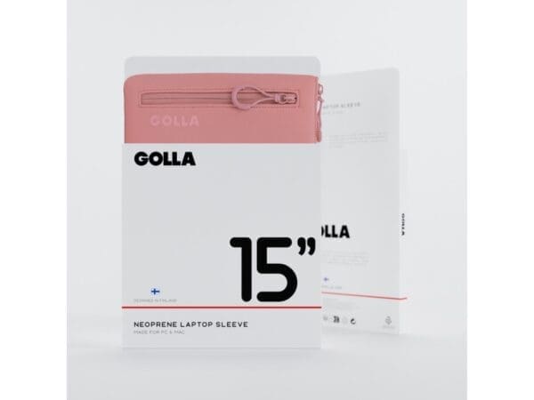 GOLLA Metro Laptop Sleeve - Neoprene 15" - Dirty - Pink