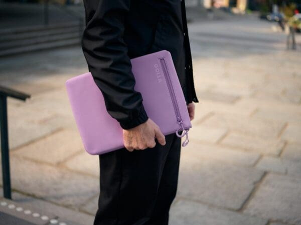 GOLLA Metro Laptop Sleeve - Neoprene 13" - Pastel Lilac - Image 3