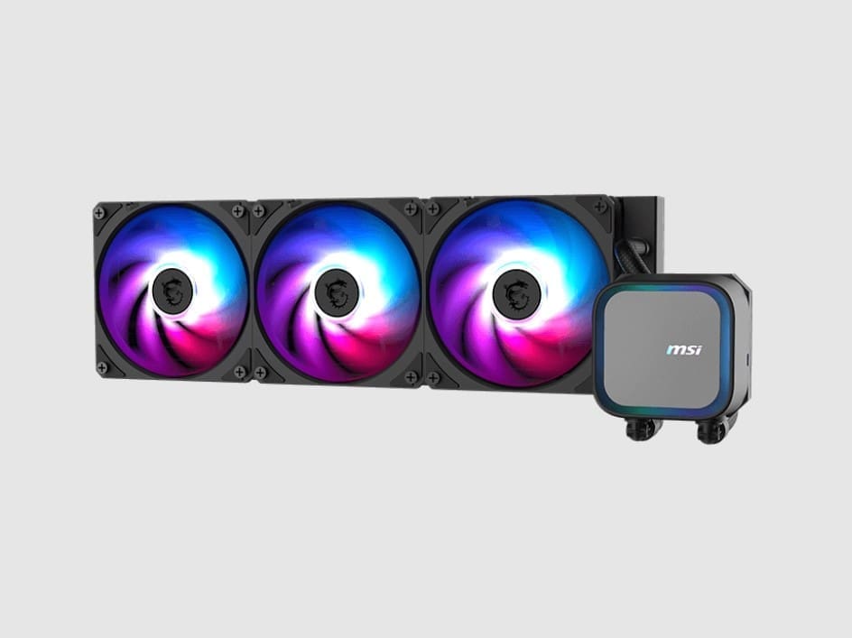 MSI MAG CORELIQUID A13 360, 2.4" IPS, USB 2.0 pin header, SATA, 2 fans, Two Ball Bearing, AM5 / AM4, 3 y warrenty