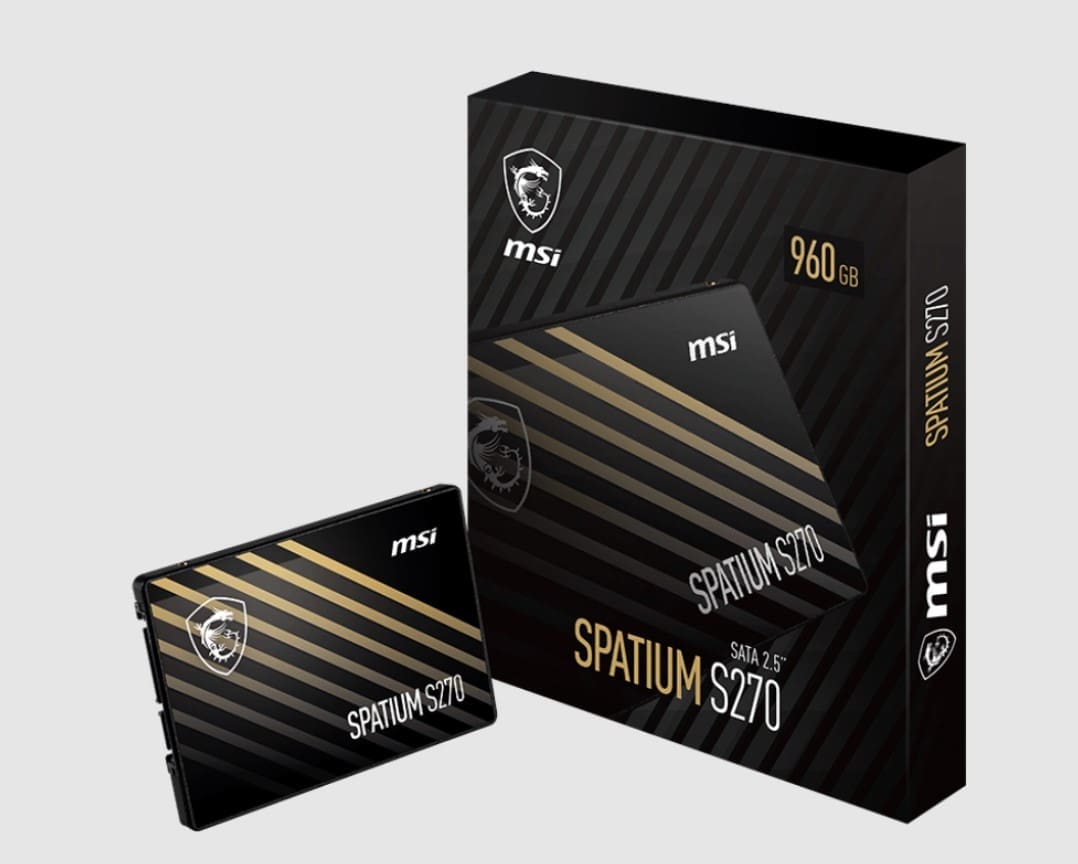 MSI SPATIUM S270 SATA 2.5" 480GB, PHISON S11, 3D NAND, SATA III 6Gbps, Sequential Read up to 500MB/s, Sequential Write up to 450MB/s, 250 TBW, 5Y WTY