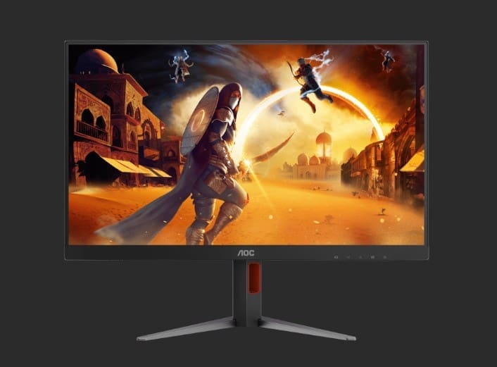 AOC 27" 260Hz Gaming Monitor : Fast IPS panel, 2560×1440 @ 260Hz, 0.3ms MPRT, 120% sRGB, 98.5% DCI-P3, 300 nits, DP HDMI, tilt stand