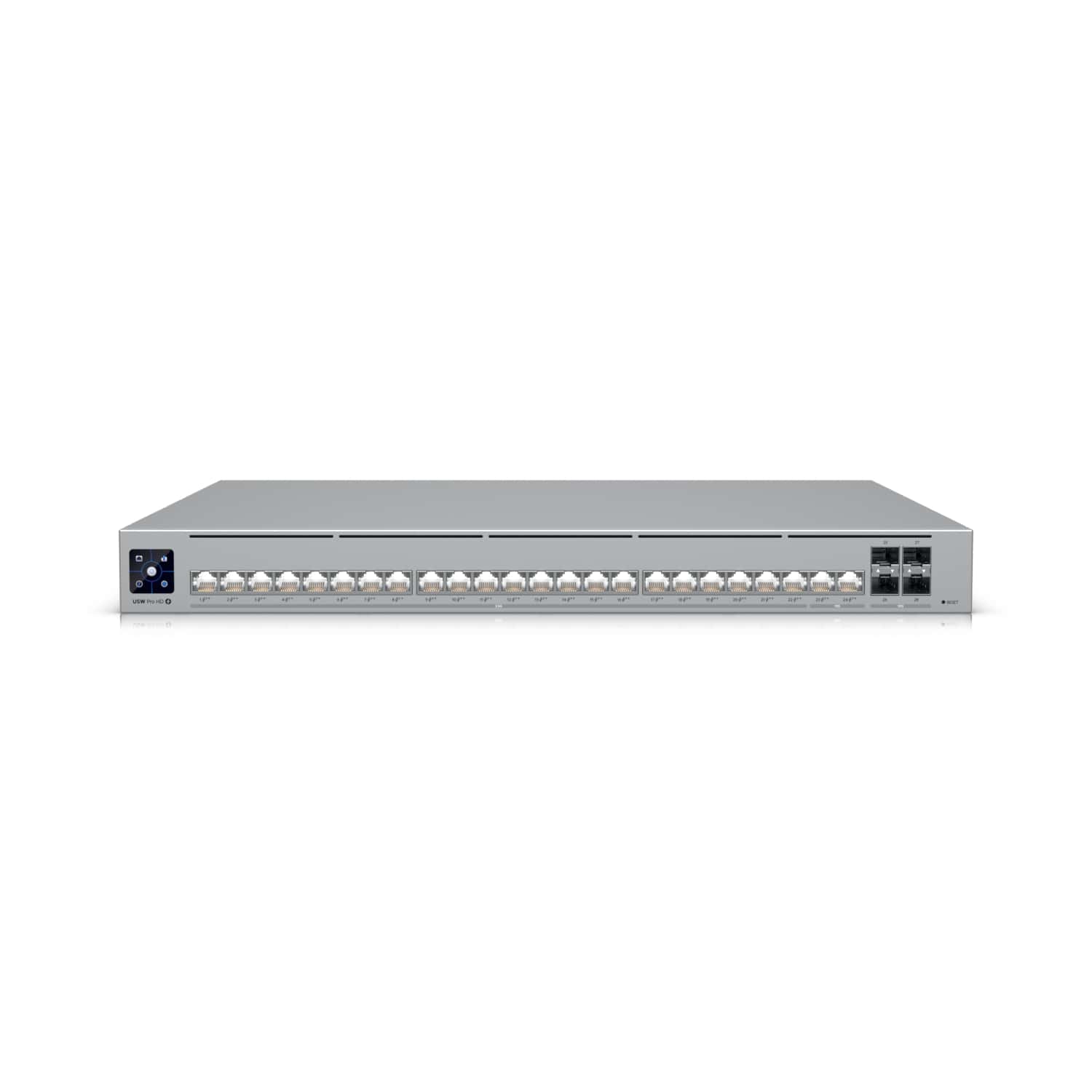 Ubiquiti Pro HD 24 PoE,Professional-grade, Layer 3 Etherlighting Switch, (2) 10 GbE PoE++, (22) 2.5 GbE PoE++, (4) 10G SFP+ Ports.