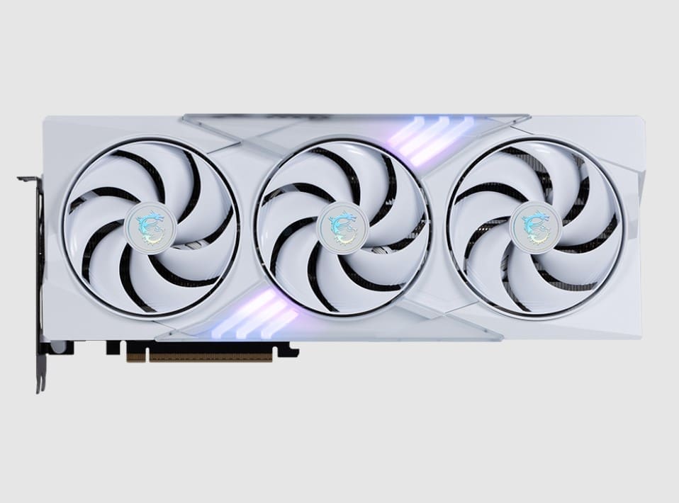 MSI nVidia GeForce RTX™ 5080 16G GAMING TRIO OC WHITE, Boost: 2700 MHz, CUDA 10752 Units, 16GB GDDR7, HDMI™ x 1