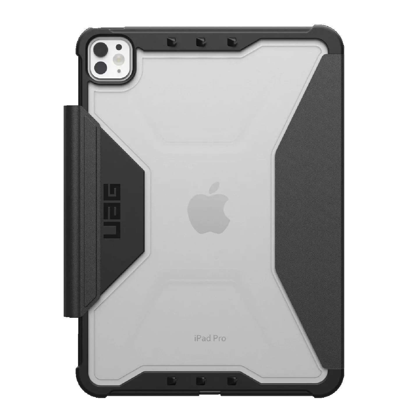 UAG Plyo Apple iPad Pro (11") (M5/M4) (6th/5th Gen) Folio Rugged Case - Black/Ice (124477114043), DROP+ Military Standard, 10 Years Warranty