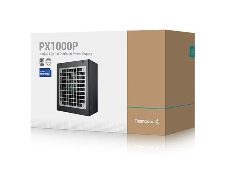 DeepCool PX1000P 1000W 80+ Platinum/Cybenetics ATX Power Supply, 120mm Fan, Japanese Capacitors, Semi-Digital, Interleaved PFC, Full-Bridge LLC + DC