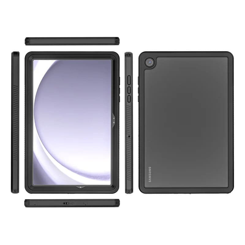 USP Samsung Galaxy Tab A9+ WaterProof Case Clear- 360° Rotation, DustProof, SnowProof, ShockProof, IP68, Durable, Perfect for Travel,3 Year Warranty