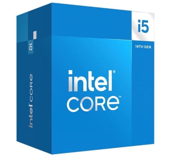 Intel i5 14500 CPU 3.7GHz (5.0GHz Turbo) 14th Gen LGA1700 14-Cores 20-Threads 29.5MB 65W UHD Graphics 770 Retail Raptor Lake with Fan
