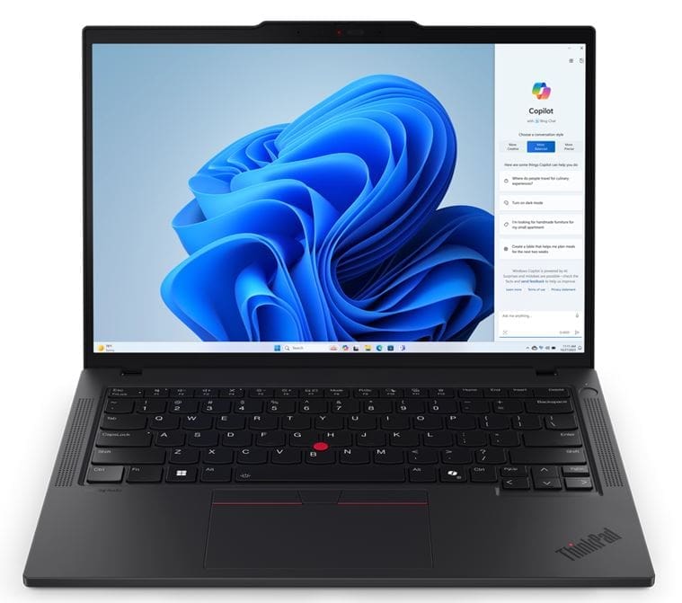LENOVO ThinkPad T14 G5 14'' WUXGA IR Intel U7-155U 16GB DDR5 512GB SSD WIN 11 PRO Intel GPU AI PC NPU 11 TOPS Thunderbolt 3yr Pre 1.4kg ~i7