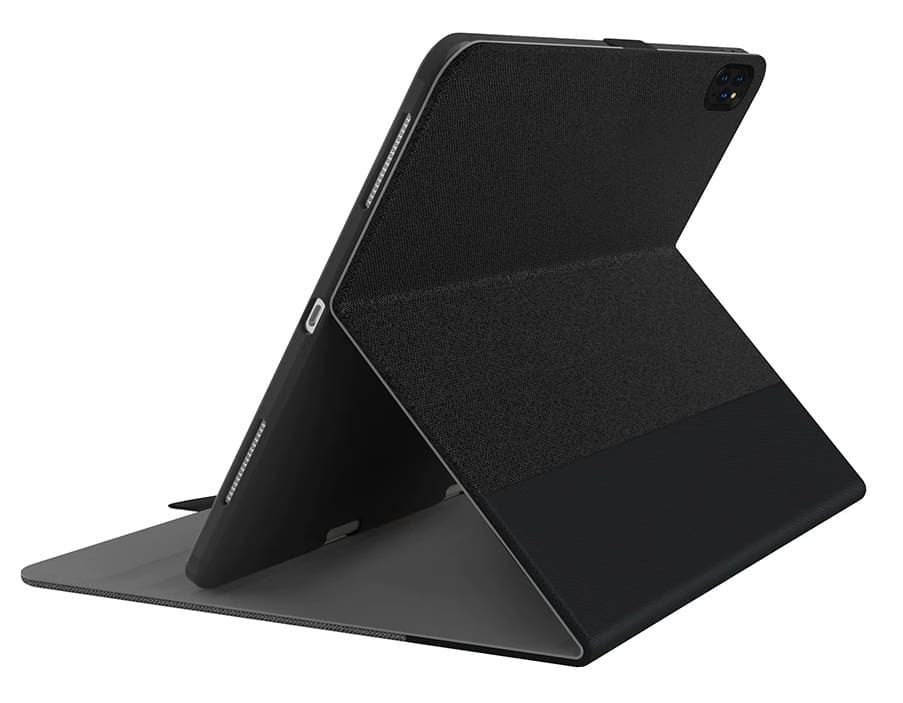 Cygnett TekView Apple iPad Pro (12.9") (6th/5th/4th/3rd Gen) Case -Grey/Black(CY3051TEKVI),Apple Pencil Holder,Multi Viewing Storage,2 Years Warranty