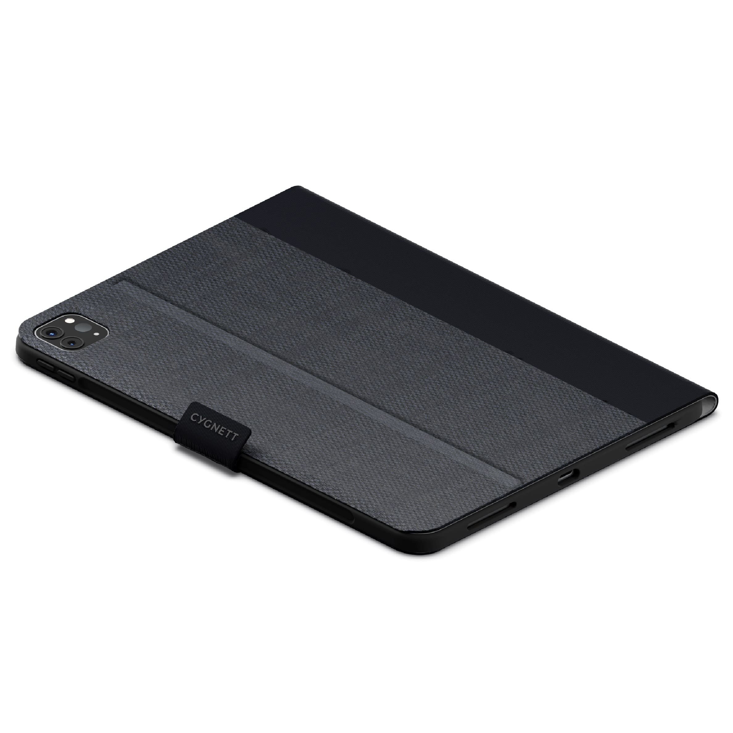 Cygnett TekView Apple iPad Pro (13") (M5/M4) (8th/7th Gen) Case - Black(CY4976TEKVI), 4ft Drop Protection, Pencil Storage, 2 Years Warranty