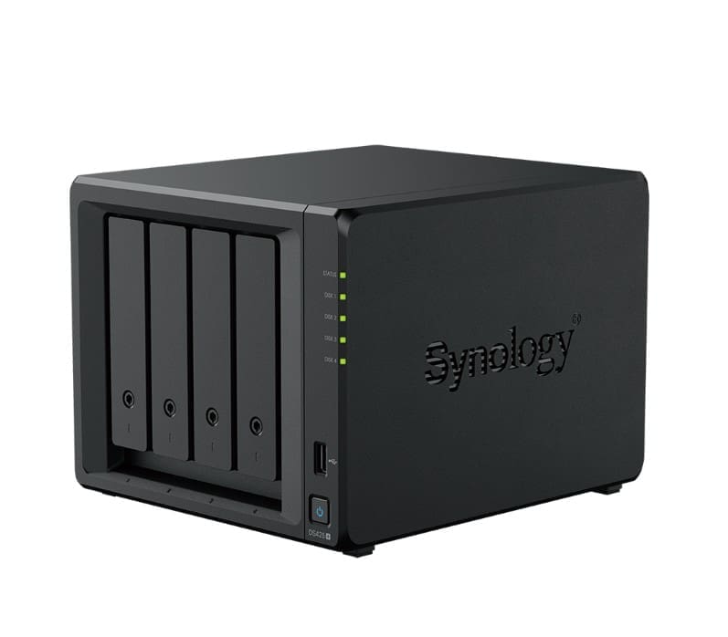 Synology DiskStation DS425+ NAS 4-Bay 3.5" Diskless, Intel Celeron J4125 1 x 1GbE + 1 x 2.5GbE, 2GB RAM, 2 x USB3.2, 3YW