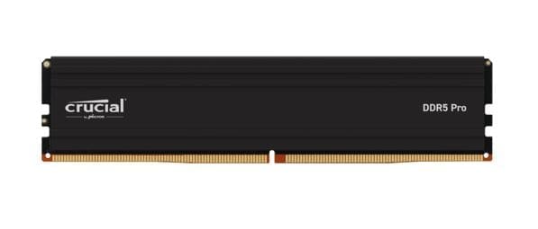 Crucial Pro 64GB (1x64GB) DDR5 UDIMM 5600MHz CL46 Black Heat Spreader Support Intel XMP AMD Ryzen Desktop PC Gaming Memory
