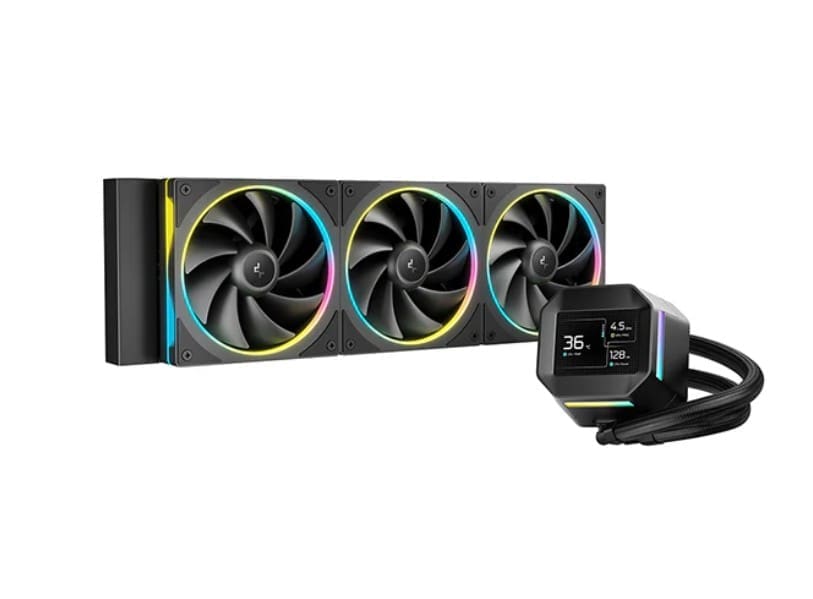 DeepCool LM360 ARGB Liquid Cooler Mini LCD Screen, 2.4" IPS, 320×240 Resolution , Intel LGA1851/1700/1200 + More, AMD AM5/AM4