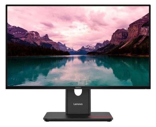 LENOVO ThinkVision T24-40 23.8" 120Hz FHD Monitor 1920x1080 16:9 Height Adjustable Titl Swivel Pivot USB-C (15W PD) 3xUSB-A VGA DP HDMI Hub~63CFMAR1AU