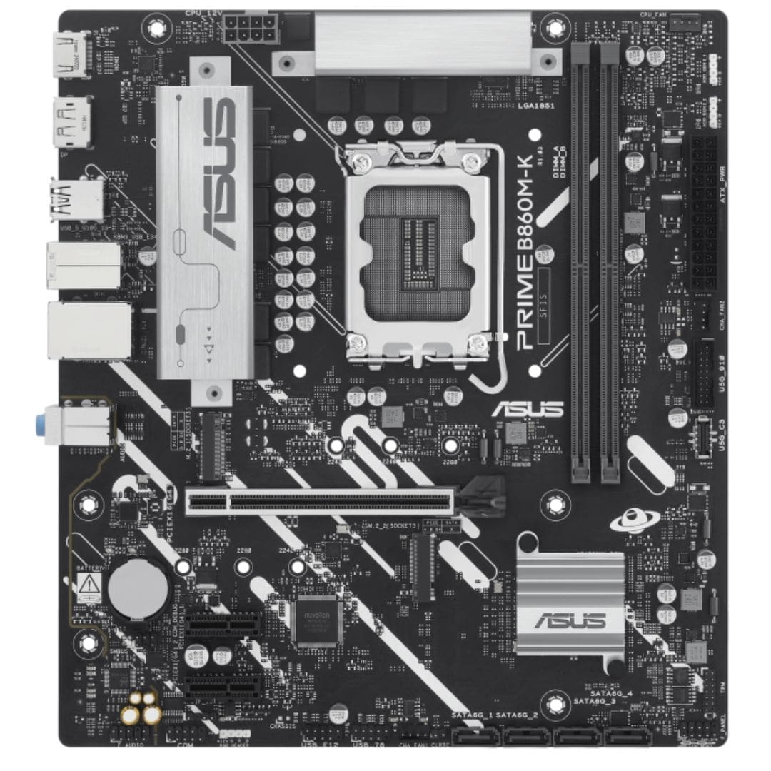 (System Build Only Non Retail Pack) ASUS PRIME B860M-K-CSM Intel LGA1851 Motherboard