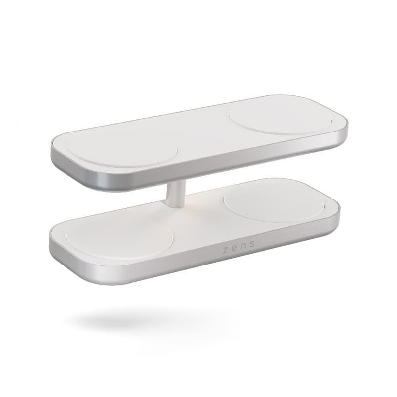 OtterBox 60W Zens Quattro Charger Pro 4 - White (78-81526), Qi2 Wireless Charging, Charge 4 Devices Simultaneously, 2 Years Warranty