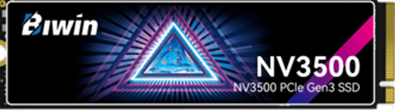 BIWIN NV3500-512G PCIe3.0 M.2 2280 up to 3500MB/s 2500MB/s BNV3500512G-RGX - 5 Year Warranty