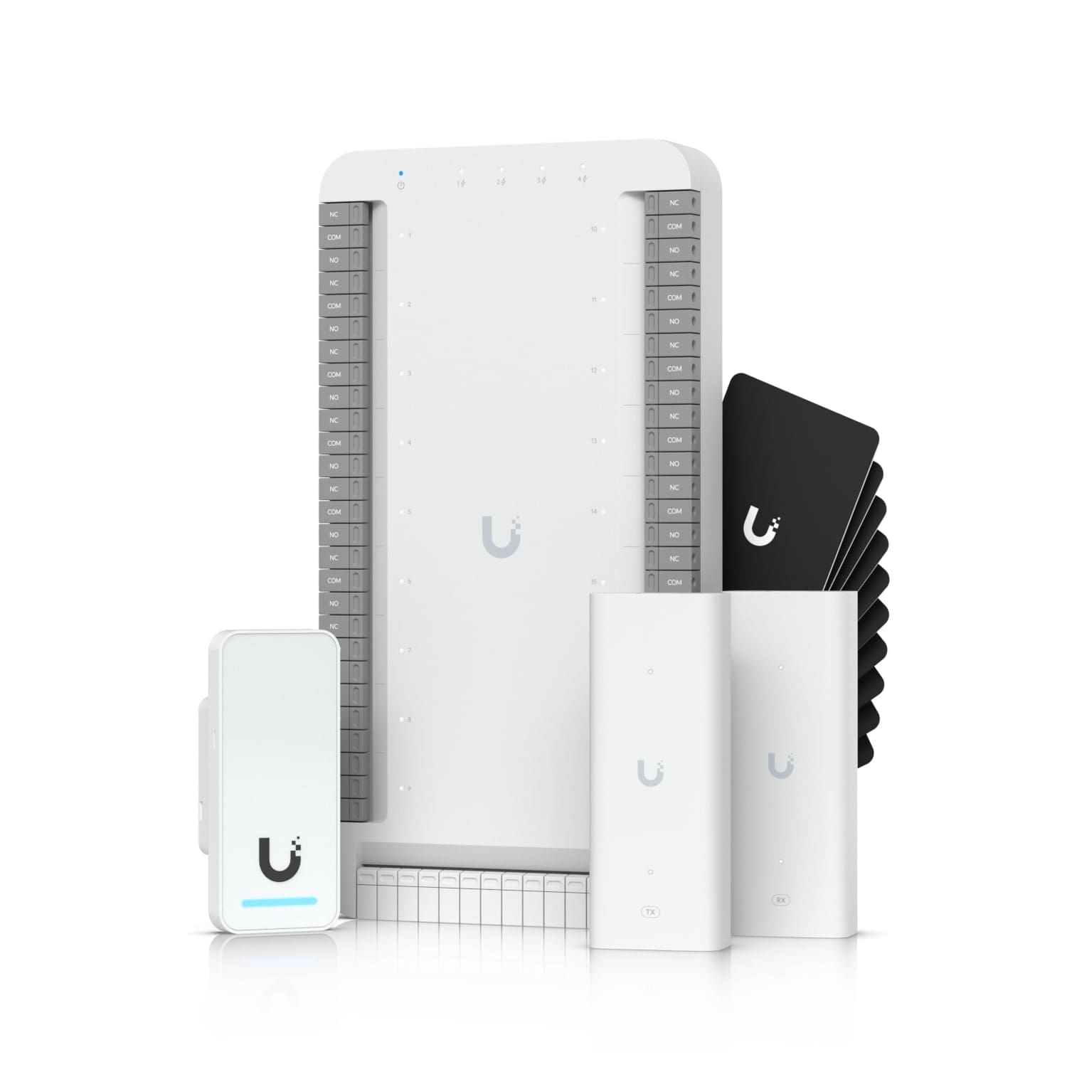 Ubiquiti Elevator Starter Kit, PoE++ , Up/Down/Stop/Full/Door Open, Close/5 Car Position,1 Emergency, Floor Selection Up18 flooors