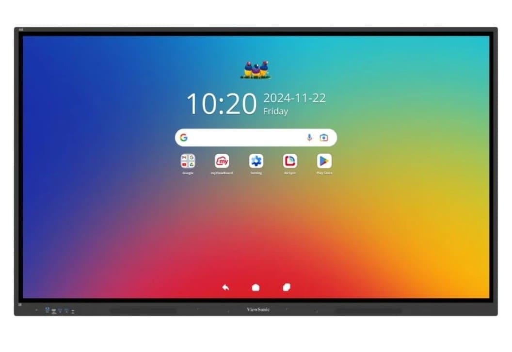 ViewSonic IFP6534 34 Android 14, EDLA, 65", Touch Point Windows: 40, Android: 20, EDLA: 20 Android 14 Certified ViewBoard 65” 4K Interactive Display