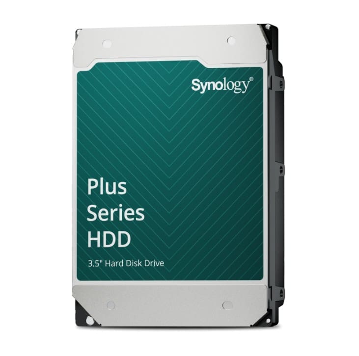 Synology Plus Series HDD 8TB, Internal, 3.5" SATA, 7200RPM, HAT3320-8T, 3-year warranty, Reliable hard drives for Synology systems
