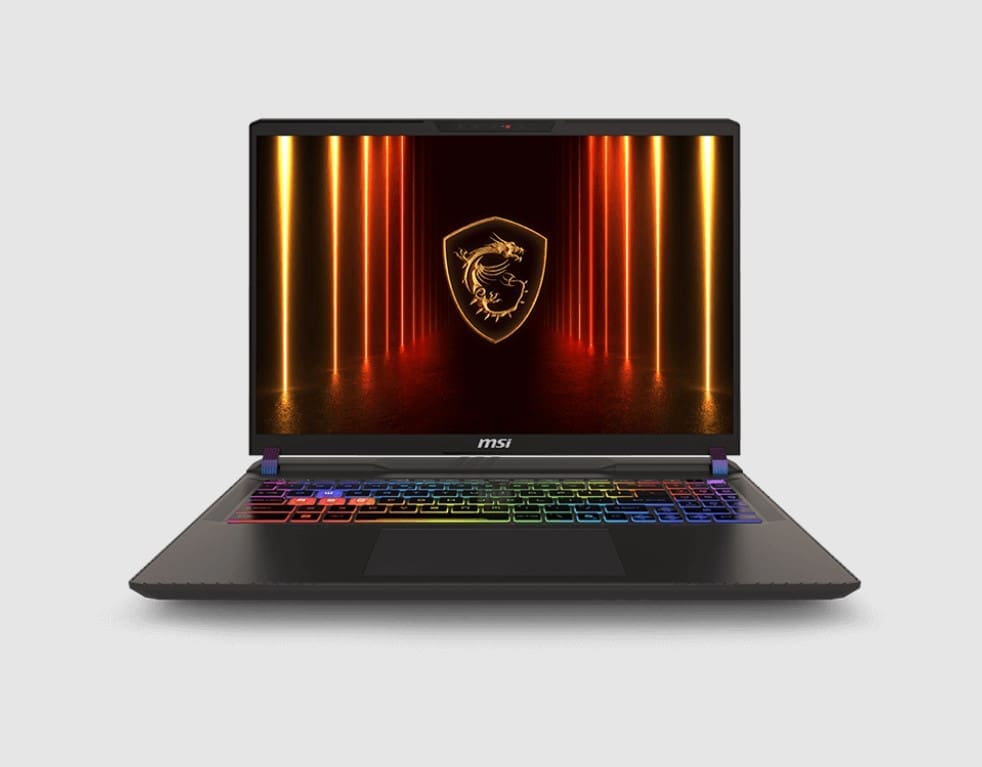 MSI Vector Series Gaming Notebook 16" QHD Intel® Core™ Ultra 9 275HX, DDR5 8GB*2 1TB SSD Windows11 Home Advanced Nvidia RTX 5090,GDDR7 24GB