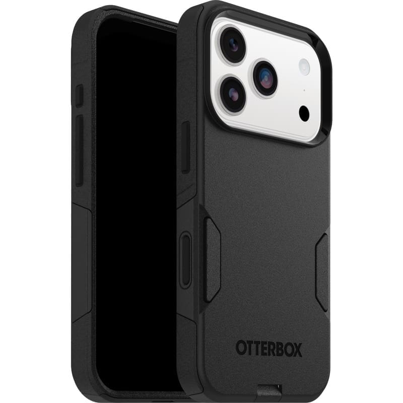 OtterBox Commuter Apple iPhone 17 Pro (6.3") Case Black - (77-98323), DROP+ 3X Military Standard, Pocket Friendly, Hassle-Free, 7 Years Warranty