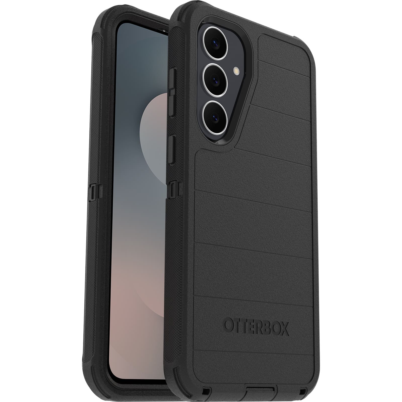 OtterBox Defender Pro Samsung Galaxy S25 FE 5G (6.7") Case Black - (77-99249), DROP+ 7X Military Standard, Raised Edges, 7 Years Warranty