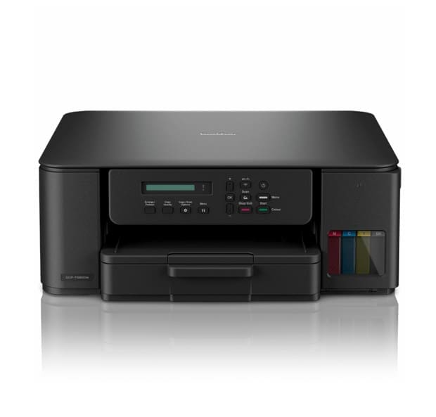 Brother T580DW A4 3-in-1 Refillable Ink Tank Printer with ultra-low running costs, 16ppm, auto duplex printing, 7,500/5,000 page, dual-band Wi-Fi