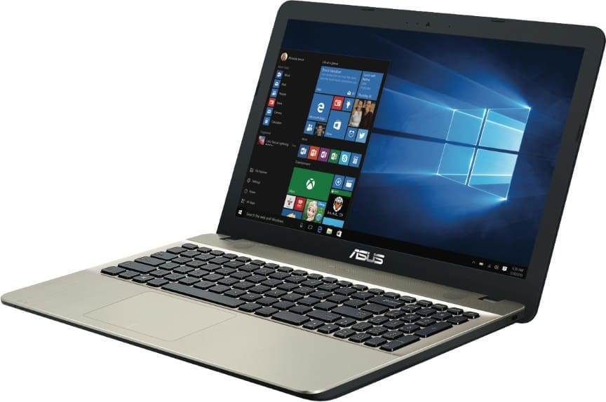 ASUS VivoBook Notebook, Intel Pentium N4200, 4GB DDR3, 128GB SSD, 15.6" HD, Windows 10 Home. 1 Year Warranty - Choc Black