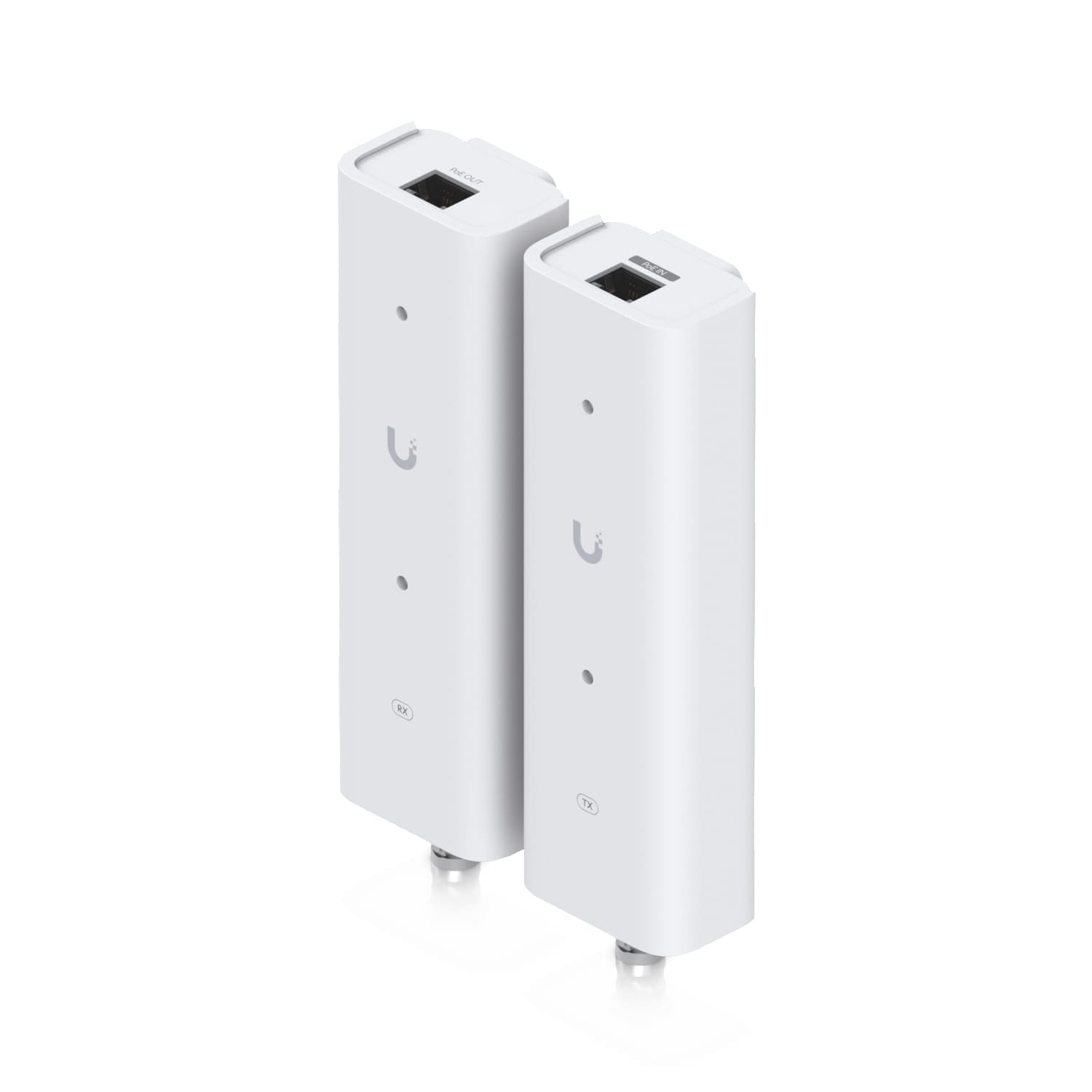 Ubiquiti Pair of extenders that extends PoE over twisted-pair or coaxial cables, ideal for retrofit scenarios.