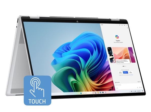 HP OmniBook X Flip 16" 3K OLED TOUCH Intel U5-226V 16GB DDR5 512GB SSD Windows 11 Home Arc 130V GPU CoPilot+ PC NPU 40 TOPS WIFI7 1yr OS 1.8kg